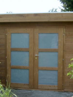 Blokhut in thermowood