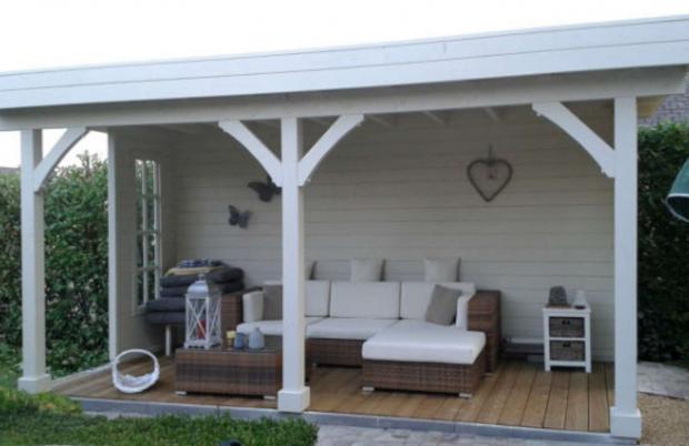 Houten blokhut in landelijke stijl Leuven